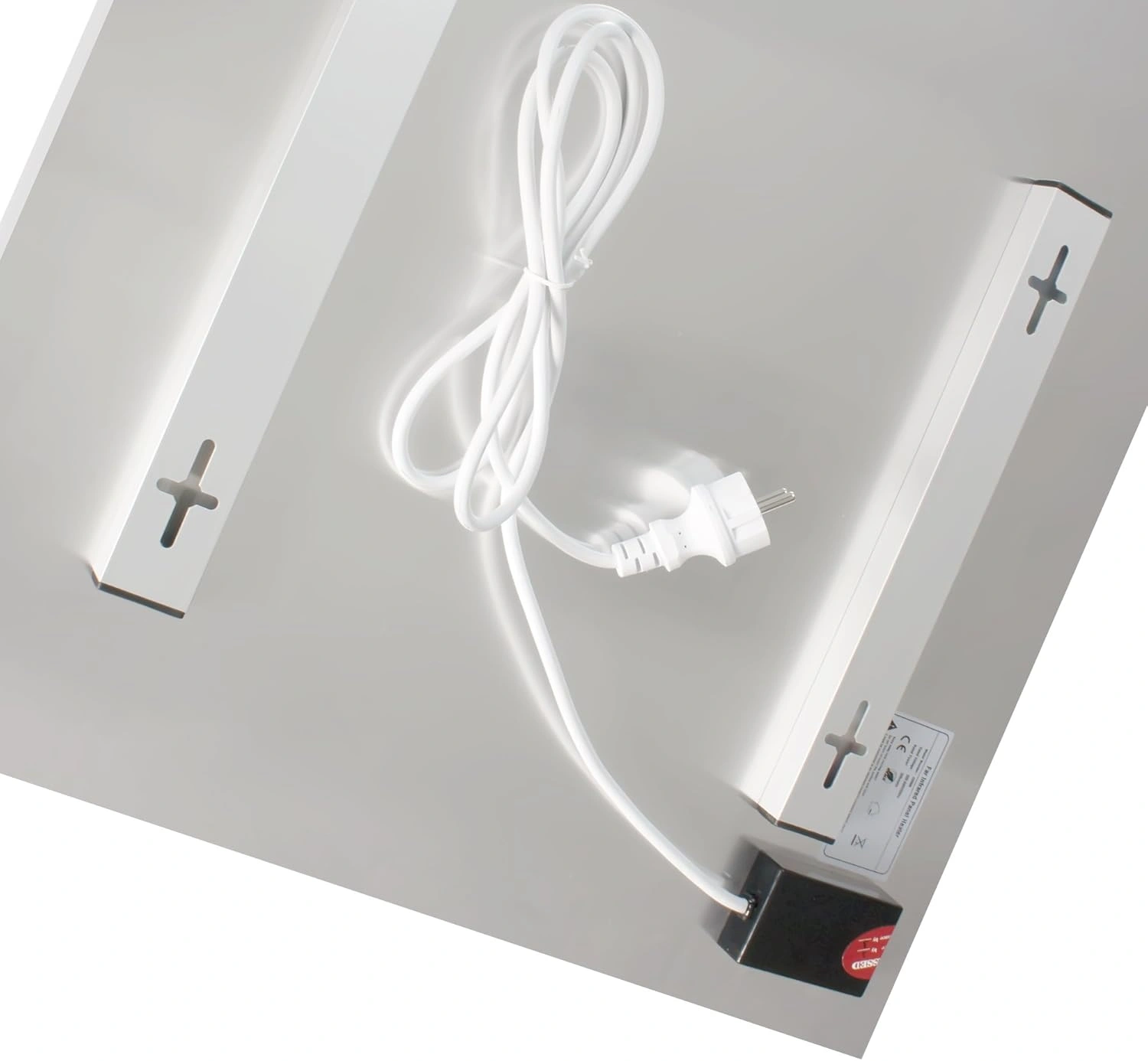 VIESTA® H580GW Infrarotheizung Glas Wandheizung 580 W – Infrarot Heizpaneel aus Sicherheitsglas, Weiß