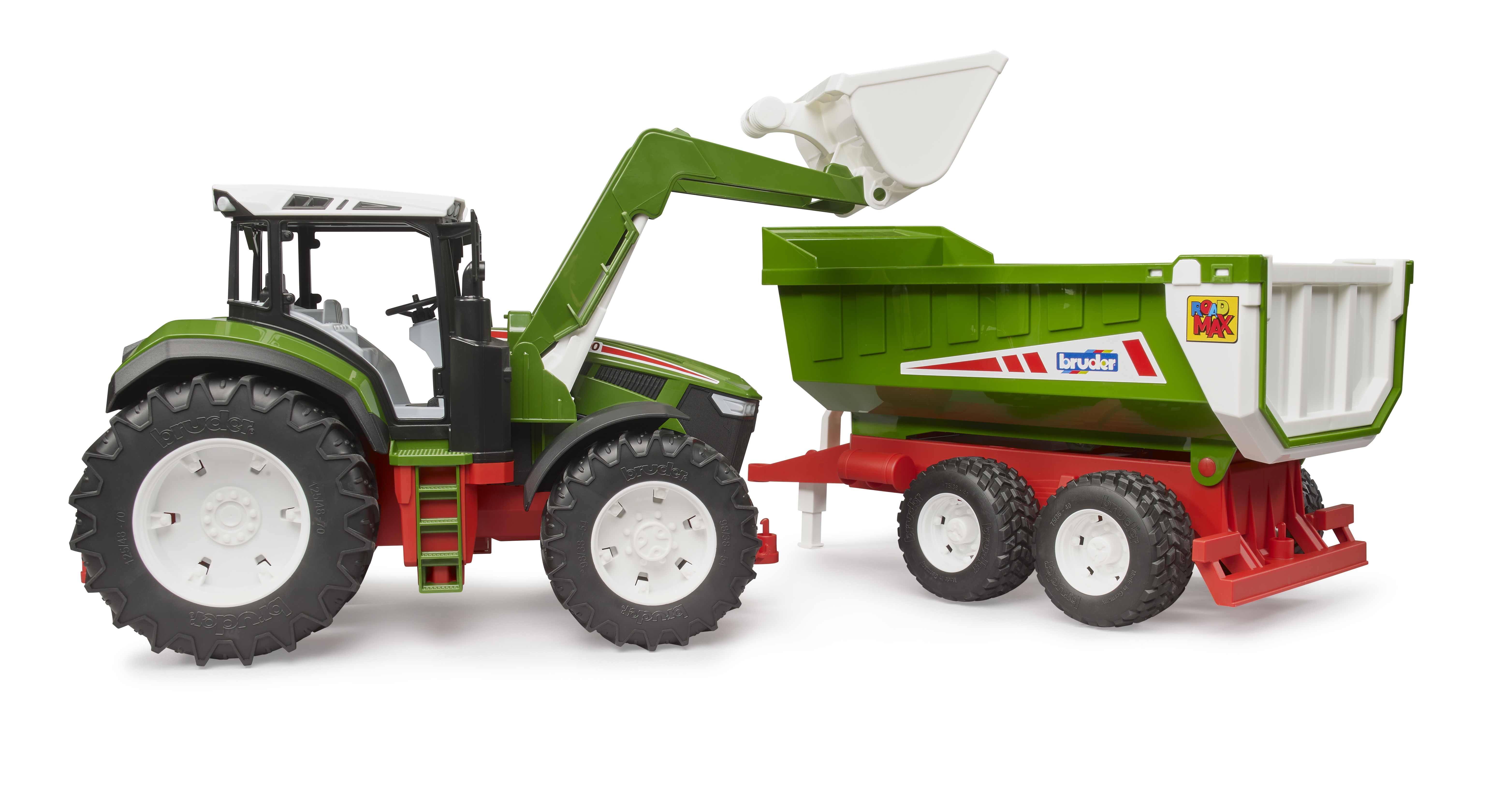 BRUDER 03452 - Roadmax Traktor mit Frontlader und Kippanhänger - Bild 5 BRUDER 03452 - Roadmax Traktor mit Frontlader und Kippanhänger - Bild 5