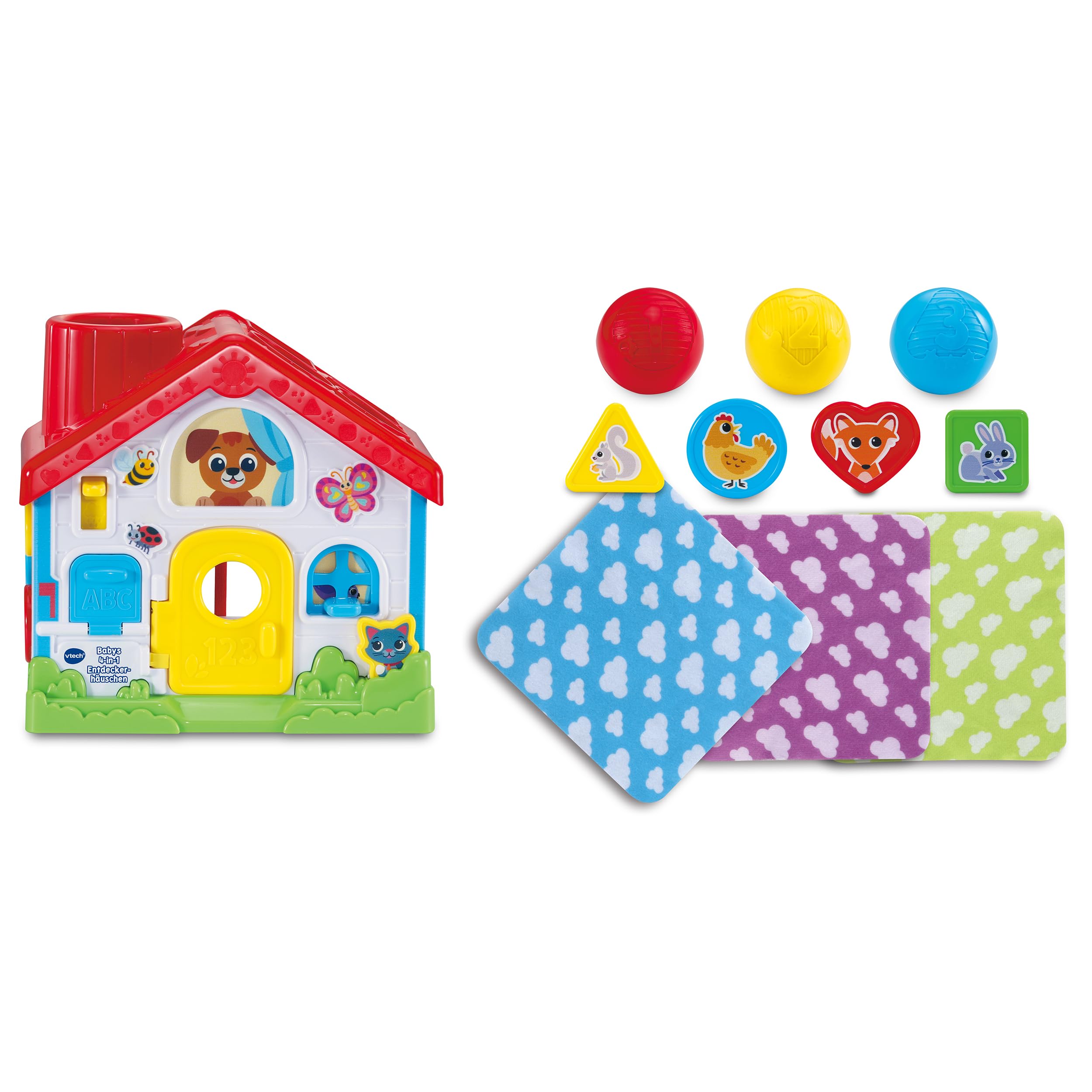 VTech Babys 4-in-1 Entdeckerhaus 80620604 VTech, Babys, 4-in-1, Entdeckerhaus, 80620604