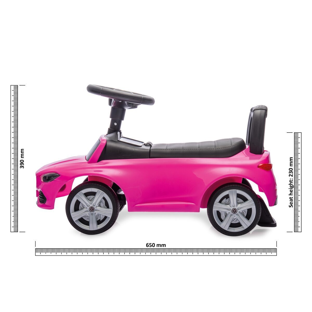 JAMARA Rutscher Mercedes-Benz C-Class pink 2in1 ab 12 Monaten