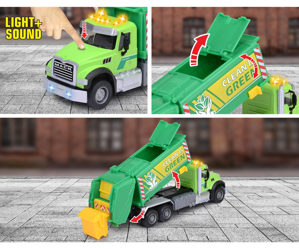 Majorette Mack Granite Garbage Truck (213743007) Spielzeug