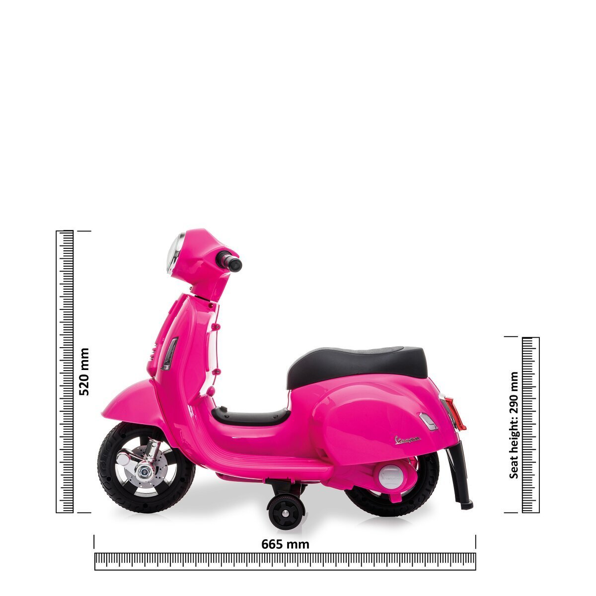 JAMARA Ride-on Vespa Mini pink Li-Power 8.4 ab 18 Monaten
