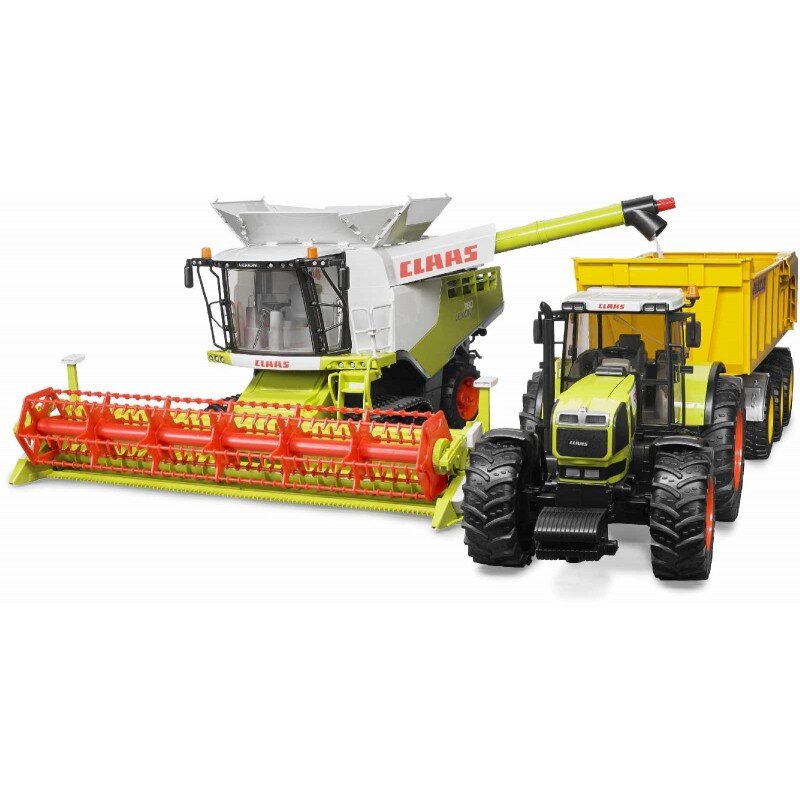 BRUDER 02119 - Claas Lexion 780 Terra Trac Mähdrescher Maschine, Rad, Natur, Draußen