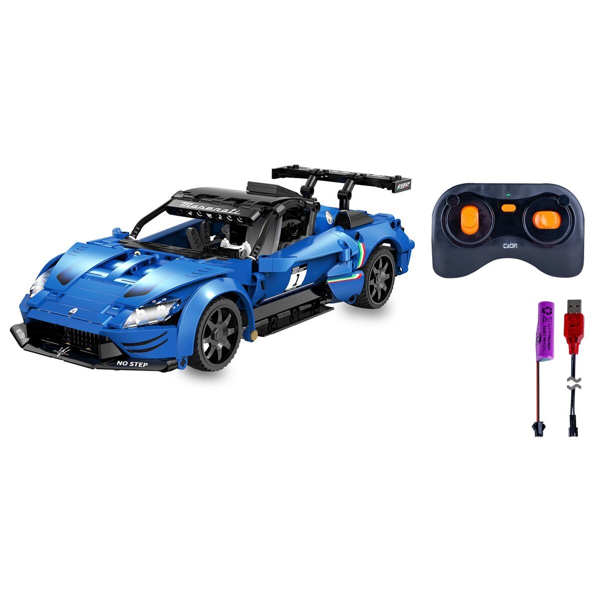 JAMARA CaDA Maserati GT2 1:14 blau 2,4GHz Bricks ab 6 Jahren JAMARA CaDA Maserati GT2 1:14 blau 2,4GHz Bricks ab 6 Jahren