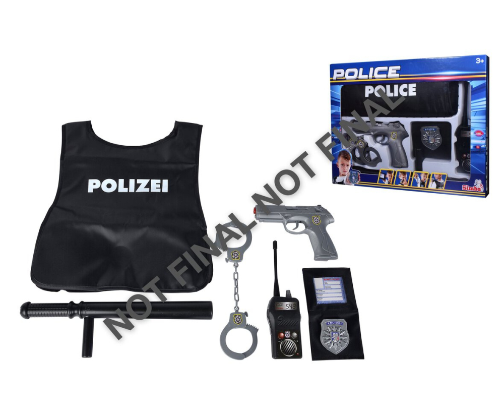 Simba Polizei Set mit Weste