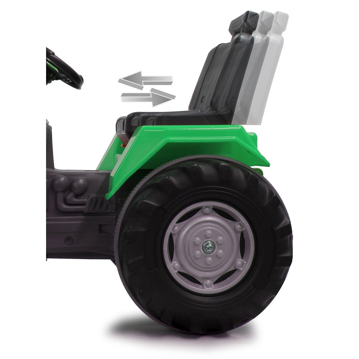 JAMARA Ride-on Traktor Power Drag grün 12V ab 3 Jahren JAMARA Ride-on Traktor Power Drag grün 12V ab 3 Jahren