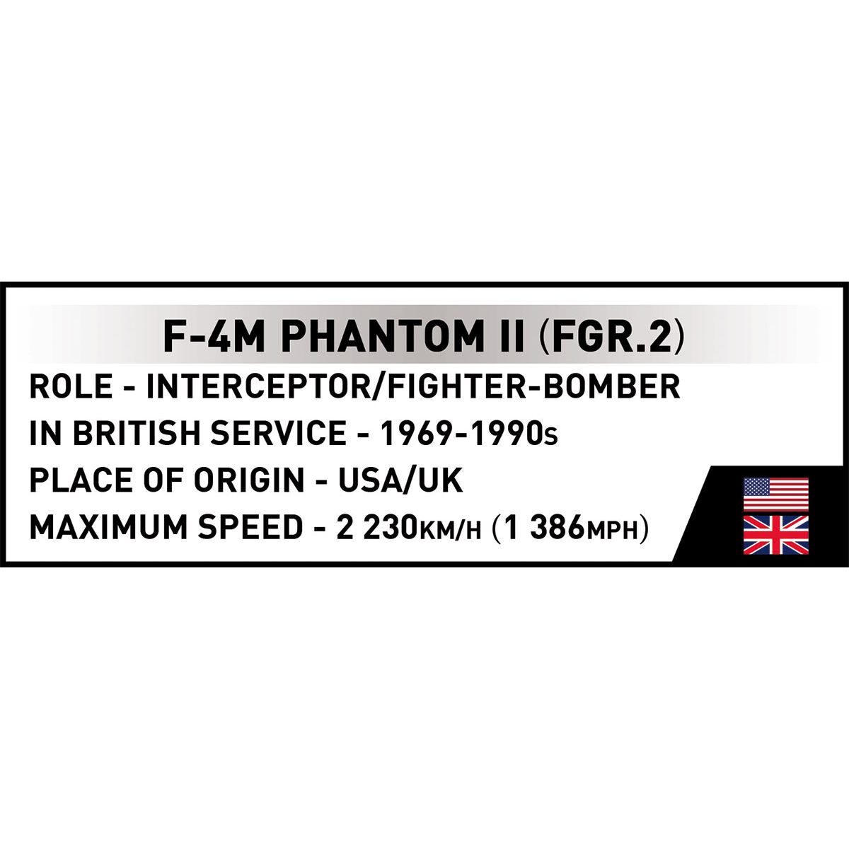 COBI 5908 - F-4M Phantom II (FGR.2) - Bild 14 COBI 5908 - F-4M Phantom II (FGR.2) - Bild 14