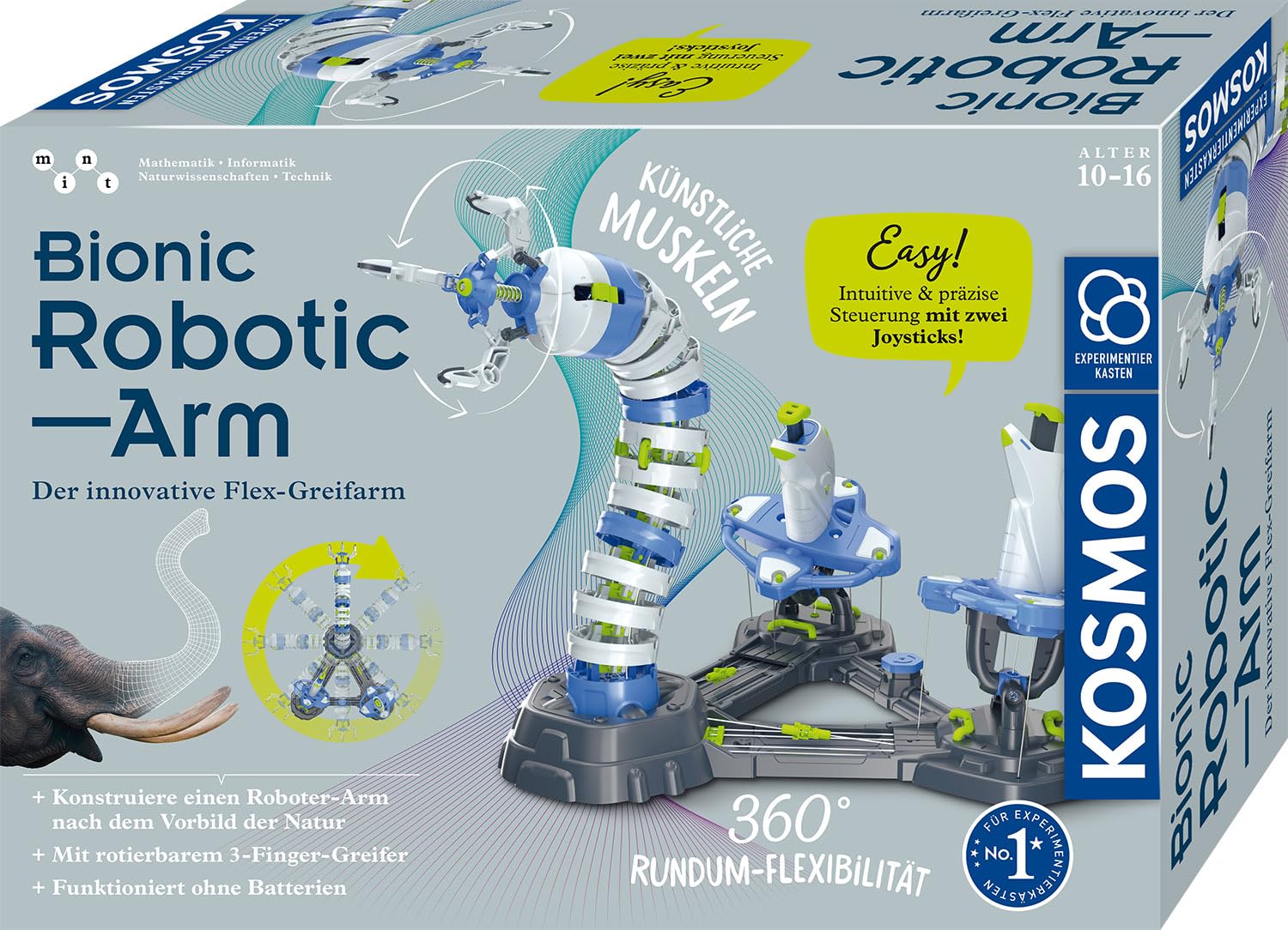 Kosmos Bionic Robotic Arm Mechanischer Roboterarm Mit Joystick-Steuerung 621278 Kosmos, Bionic, Robotic, Arm, Mechanischer, Roboterarm, Mit, Joystick-Steuerung, 621278, Spielzeug