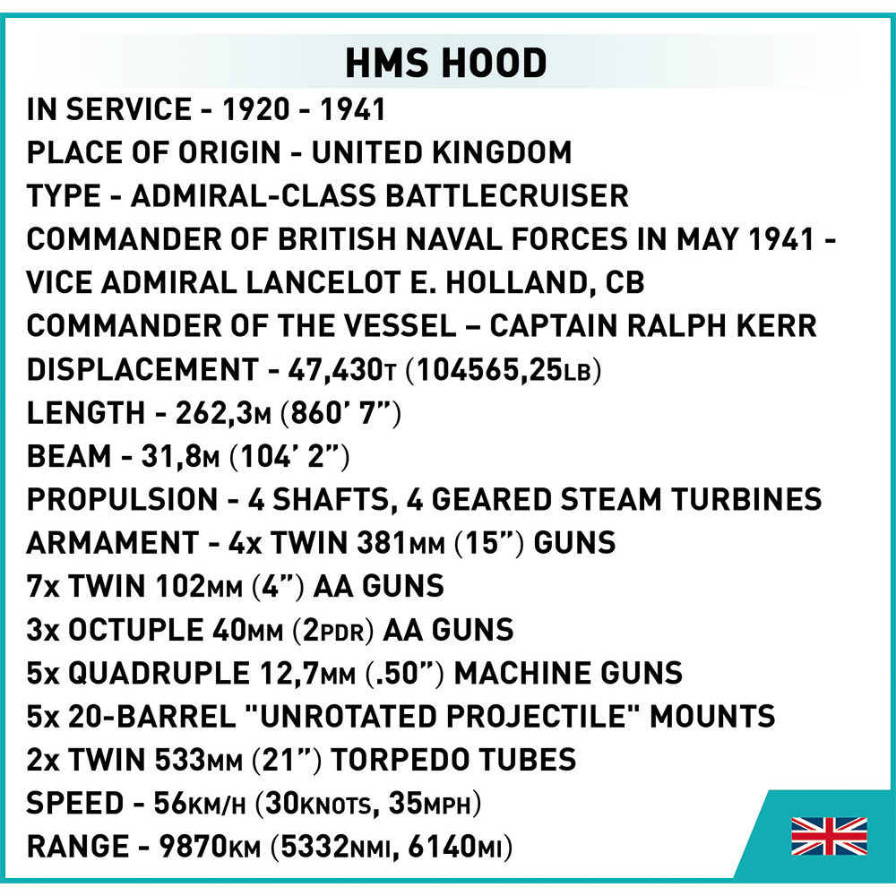 COBI 4830 - "HMS HOOD" - Bild 12 COBI 4830 - "HMS HOOD" - Bild 12