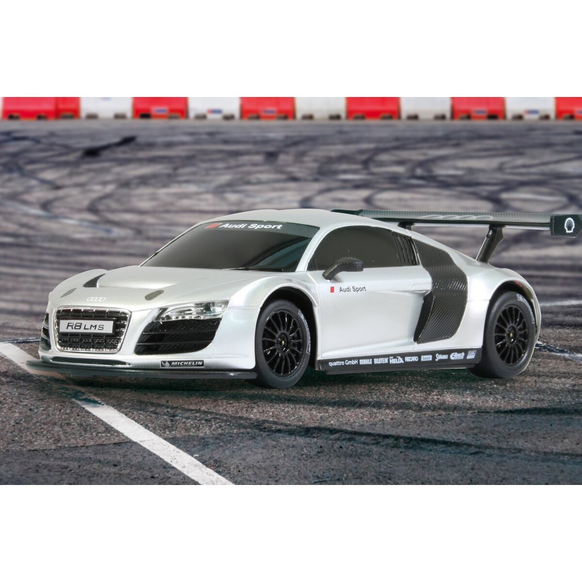 JAMARA Audi R8 LMS 1:24 silber 2,4Ghz ab 6 Jahren