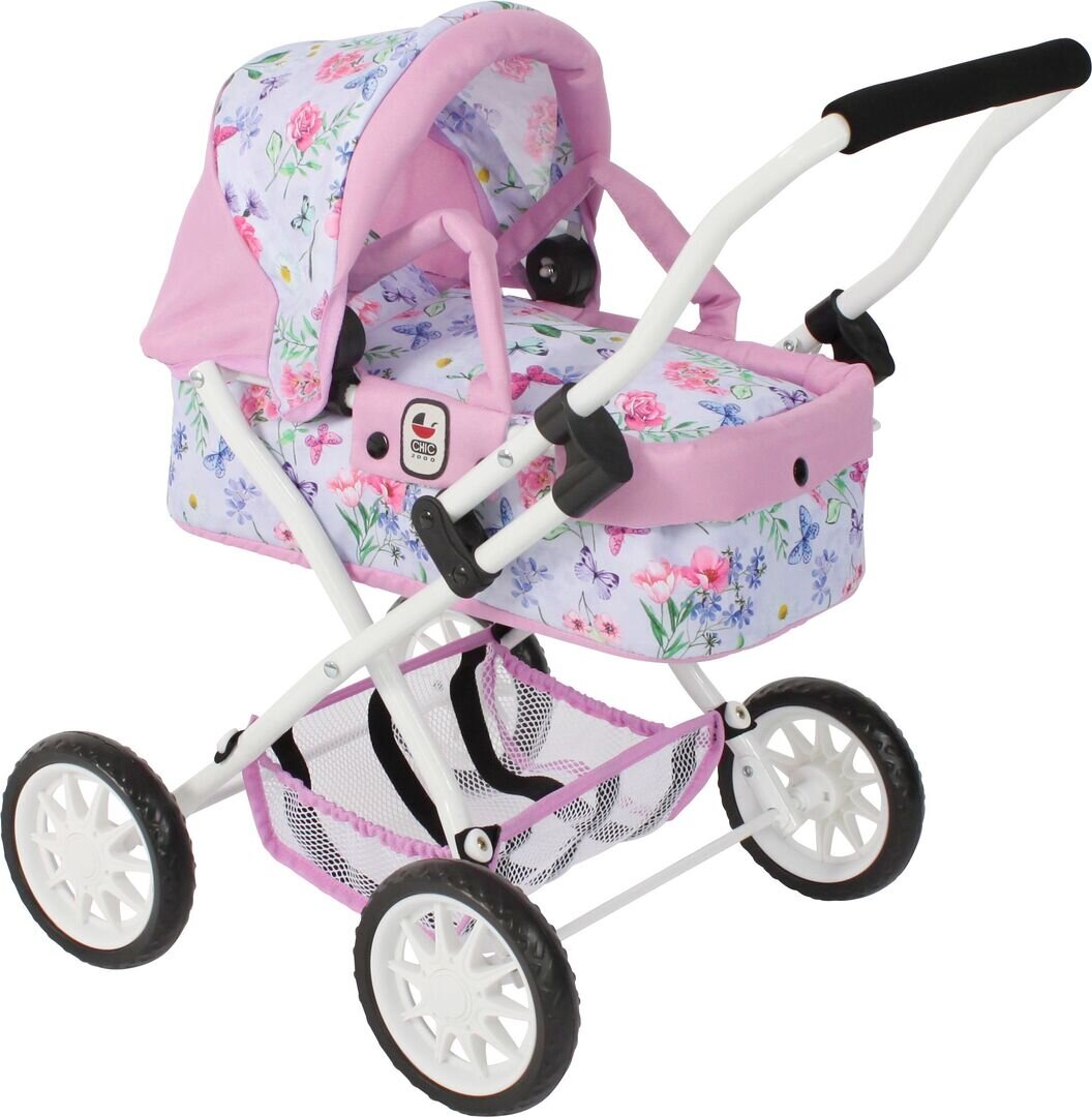 Mini-Kuschelwagen SMARTY Flowers Buggy, Krippe, Mobiliar, Bett, für, Säuglinge