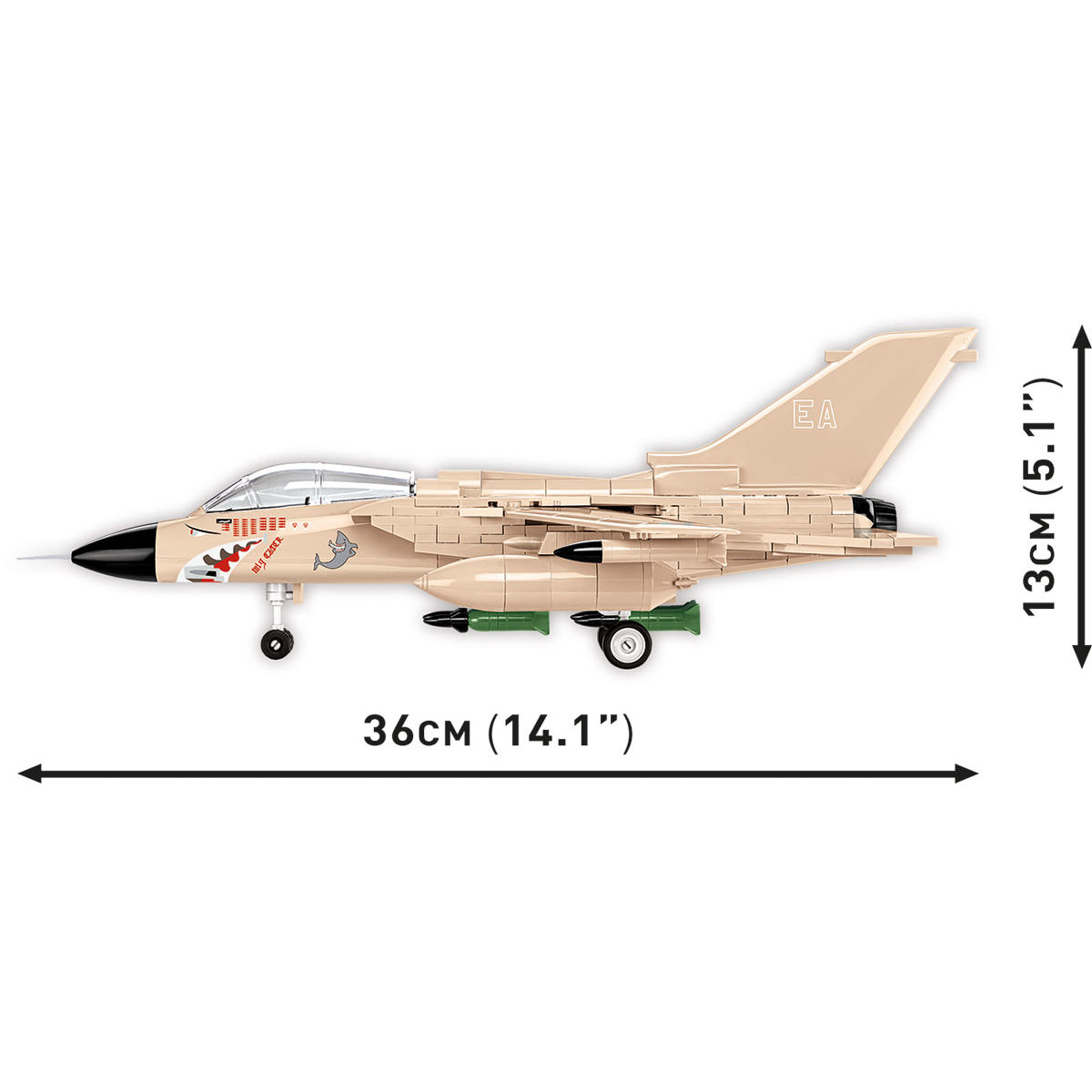 COBI 5854 - Panavia Tornado GR.1 MIG EATE SCALE 1:48 - Bild 7