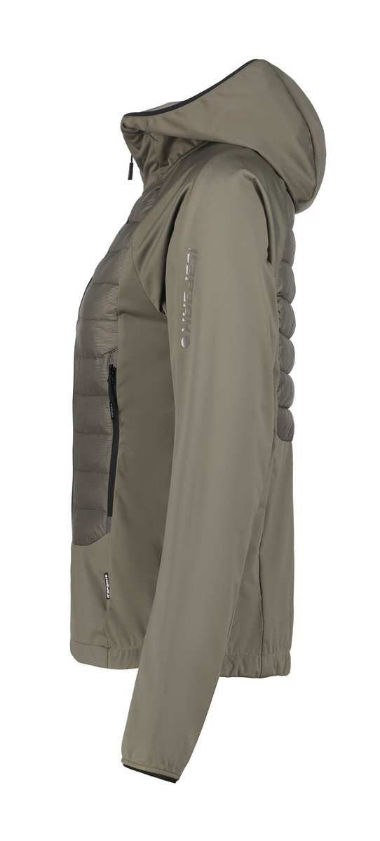 ICEPEAK 954800539I DELMONT Softshell-Jacke Damen Khaki Gr. 42 ICEPEAK 954800539I DELMONT Softshell-Jacke Damen Khaki Gr. 42