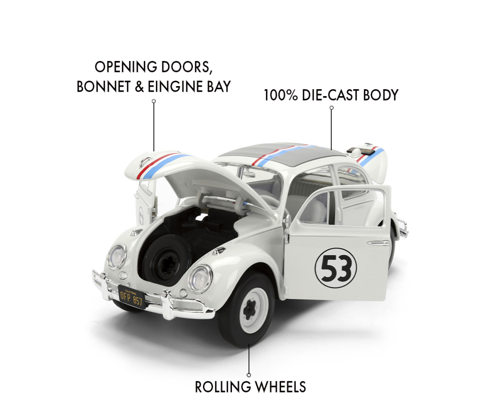 Jada Herbie The Love Bug VW Beetle 1:24
