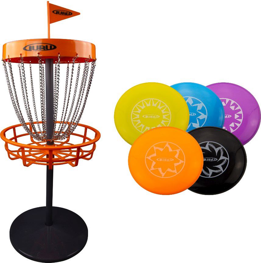 Guru Disc Golf Mini Basket Set Spielzeug, Eishockey-Puck, Eislaufen, Sport, Frisbee