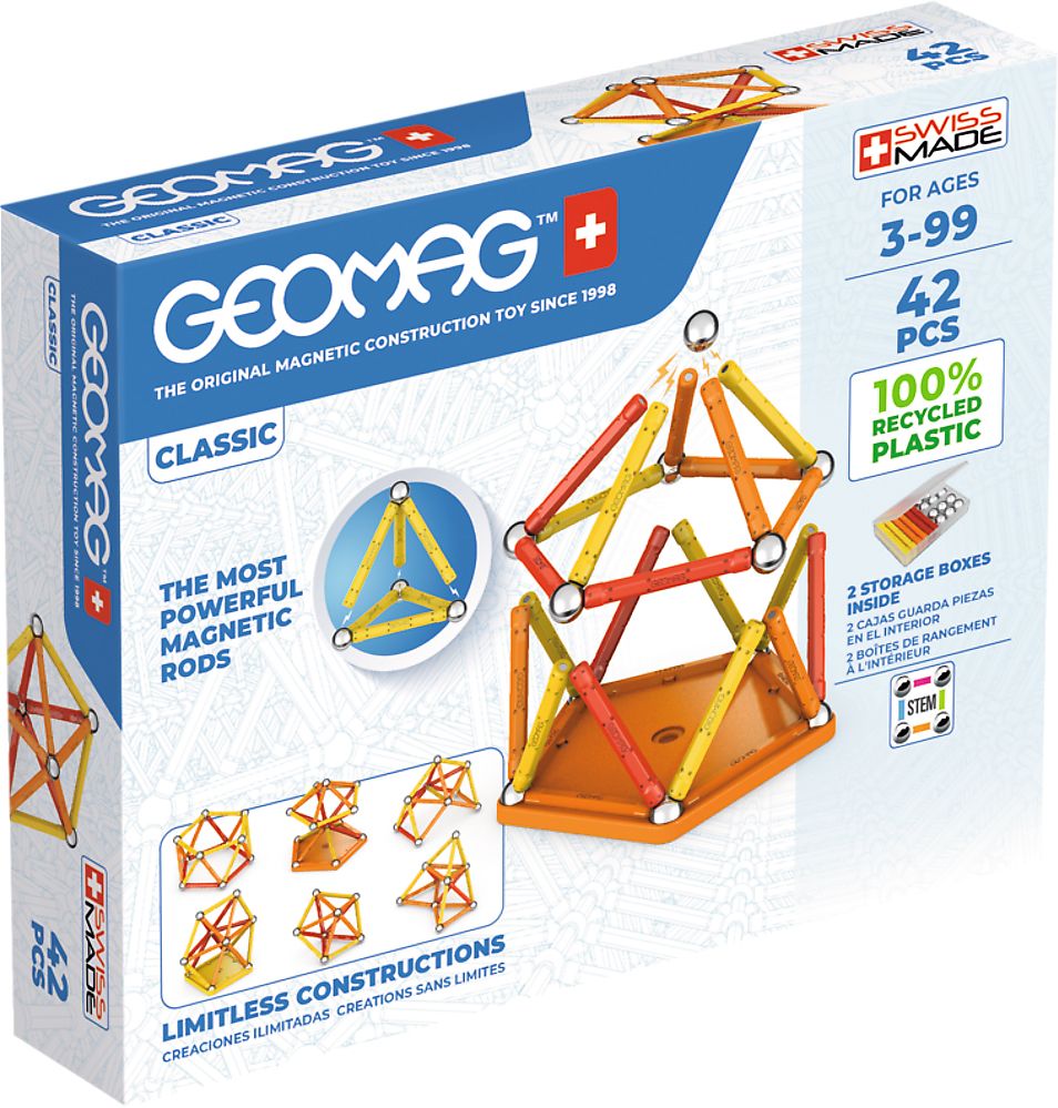 GEOMAG, CLASSIC, GREEN, Line, 42, Teile