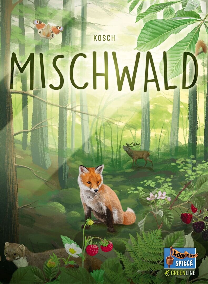 Mischwald Mischwald, Pflanzenwuchs, Regenwald, Dschungel, Antilope, Hund