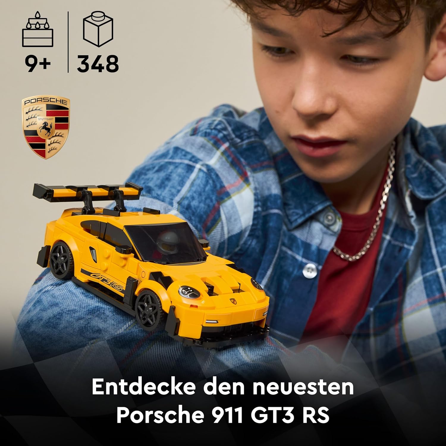 LEGO 76918 Speed Champions McLaren Solus GT & McLaren F1 LM Doppelset LEGO Speed Champions 76918 McLaren Solus GT in Weiß und McLaren F1 LM in Orange mit zwei Rennfahrer-Minifiguren