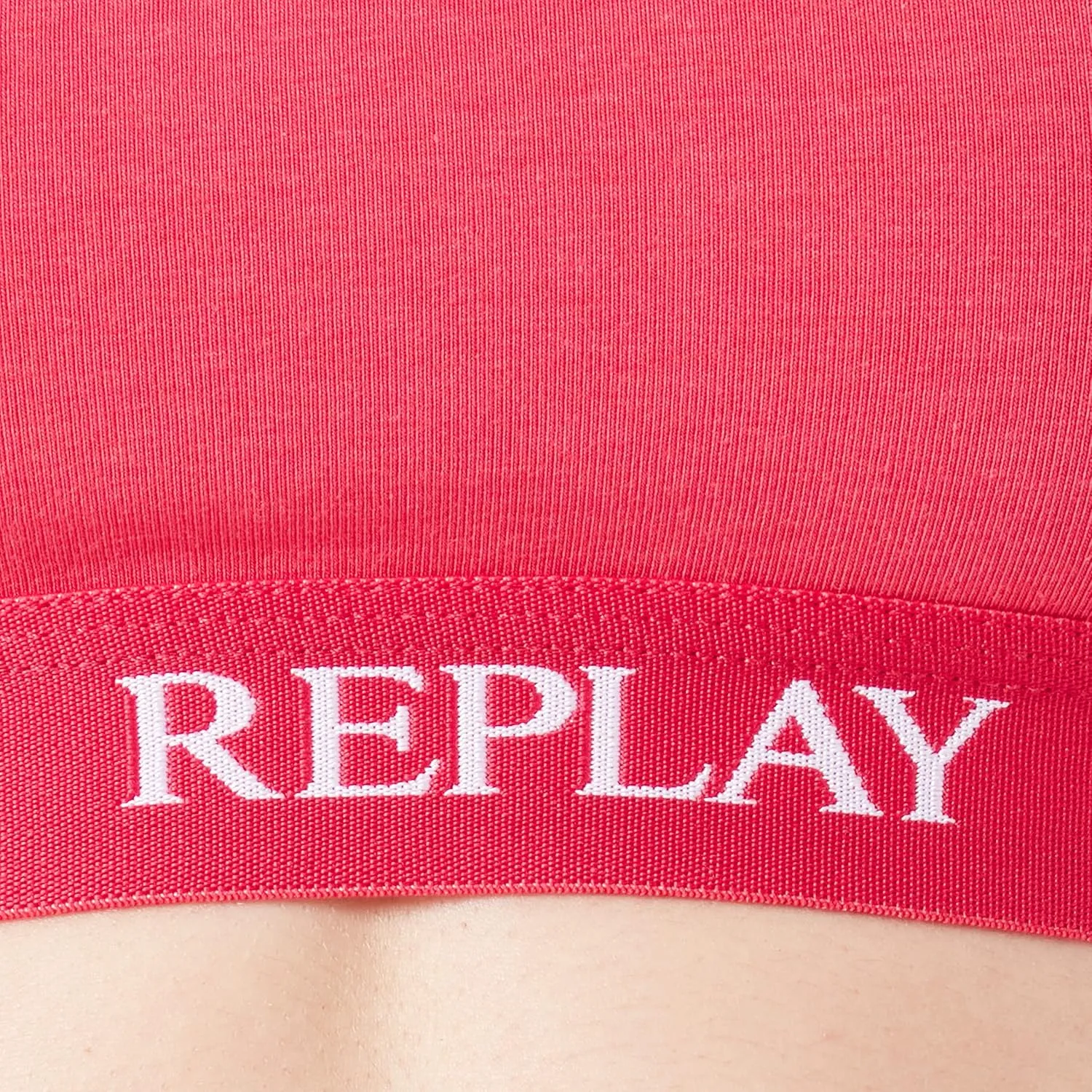 REPLAY Damen Bralette I101298PI - Pink, Casual Soft-BH aus Viskose-Baumwollmix GR. L REPLAY Damen Bralette I101298PI - Pink, Casual Soft-BH aus Viskose-Baumwollmix GR. L