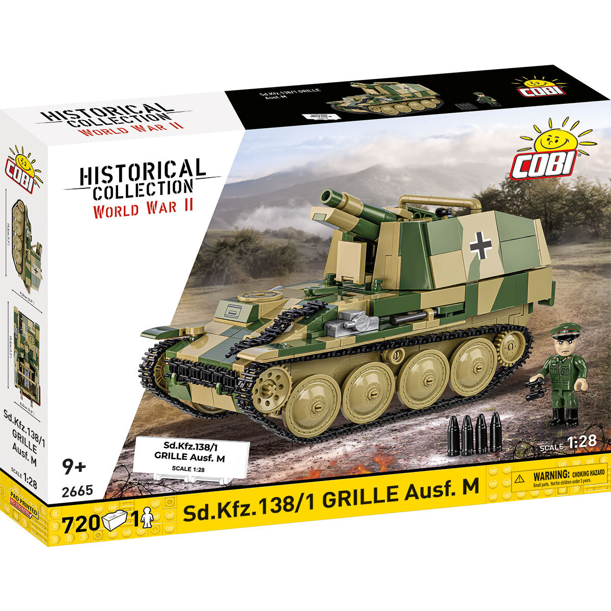 COBI 2665 - SD.KFZ. 138/1 GRILLE AUSF. M COBI 2665 - SD.KFZ. 138/1 GRILLE AUSF. M