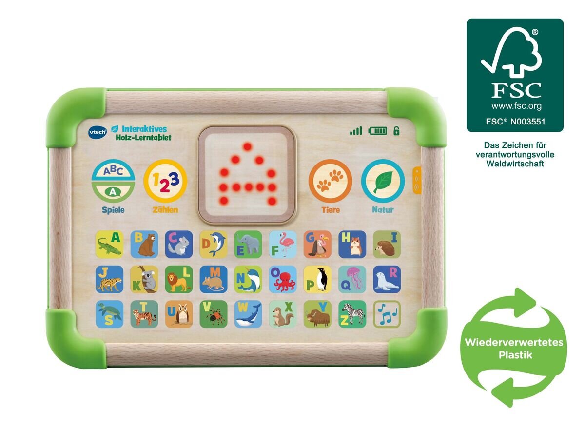 VTech Interaktives Holz-Lerntablet VTech Interaktives Holz-Lerntablet