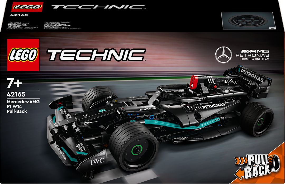 LEGO® Technic Mercedes-AMG F1 W14 E Performance Pull-Back 42165 Autorennen, Auto, Formel Eins, Rennwagen, Rad