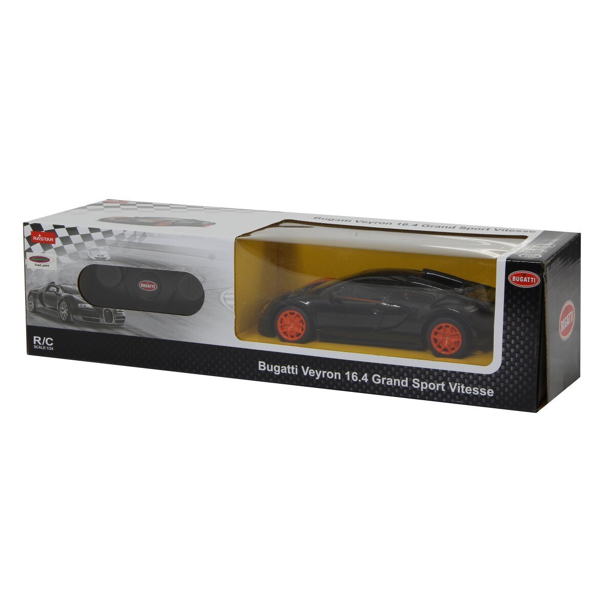 JAMARA Bugatti Grand Sport Vitesse 1:24 schwarz 2,4GHz ab 6 Jahren JAMARA Bugatti Grand Sport Vitesse 1:24 schwarz 2,4GHz ab 6 Jahren