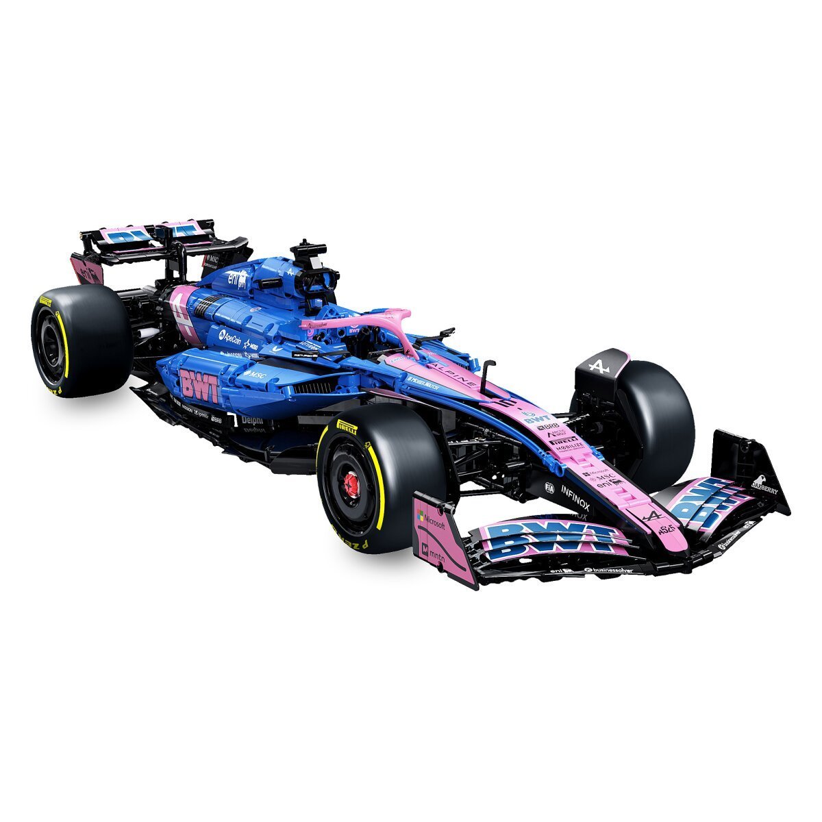 JAMARA CaDA BWT Alpine Formula One™ Team A525 1:8 blau Bricks ab 14 Jahren