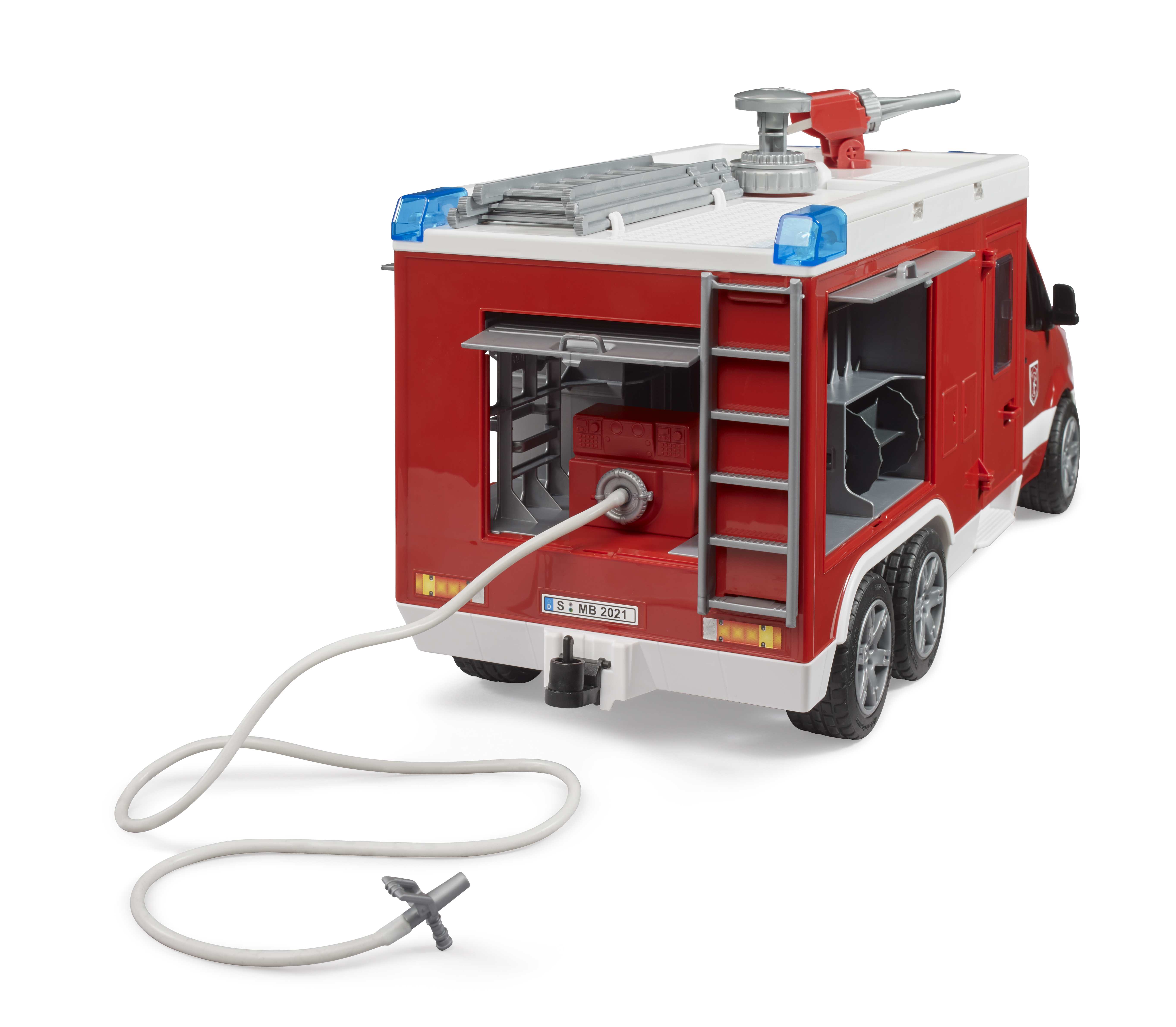 BRUDER 02680 - MB Sprinter Feuerwehrrüstwagen mit Light & Sound Modul - Bild 6