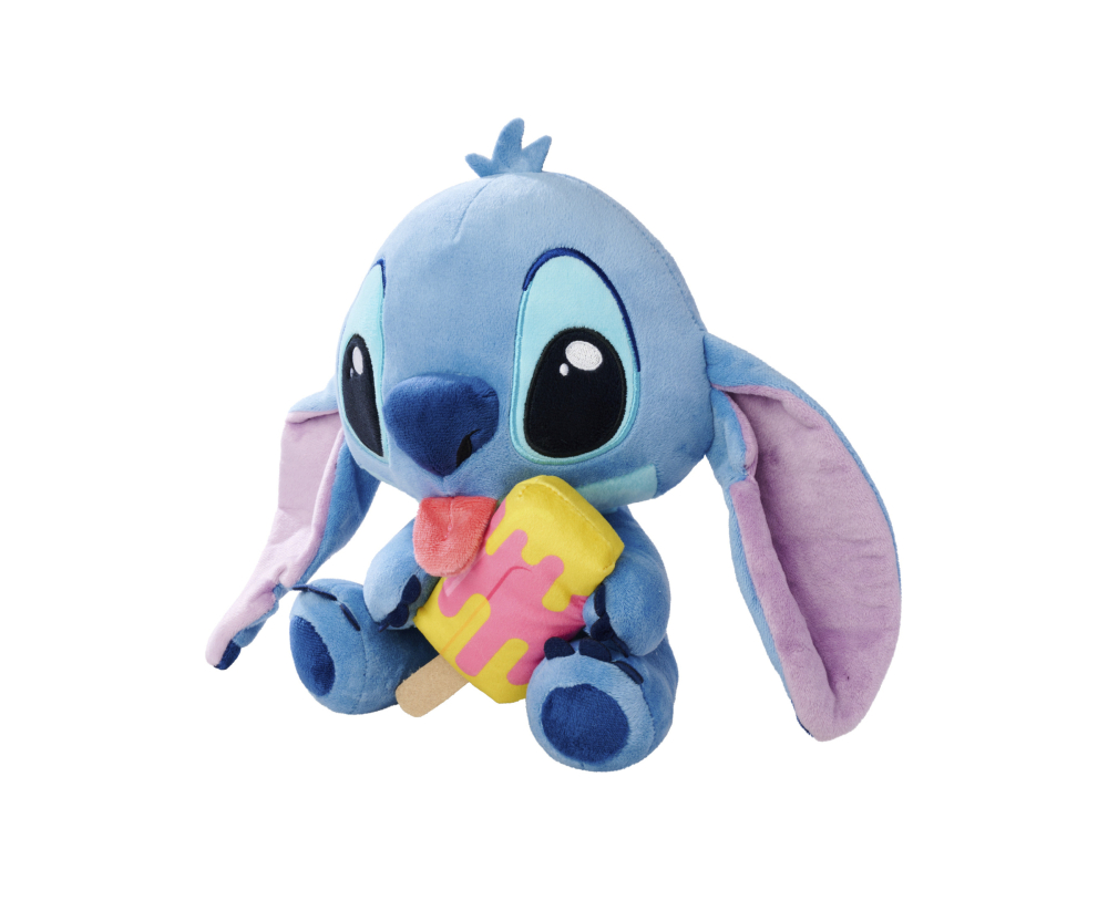 Simba Disney Stitch mit Eis am Stiel, 25cm