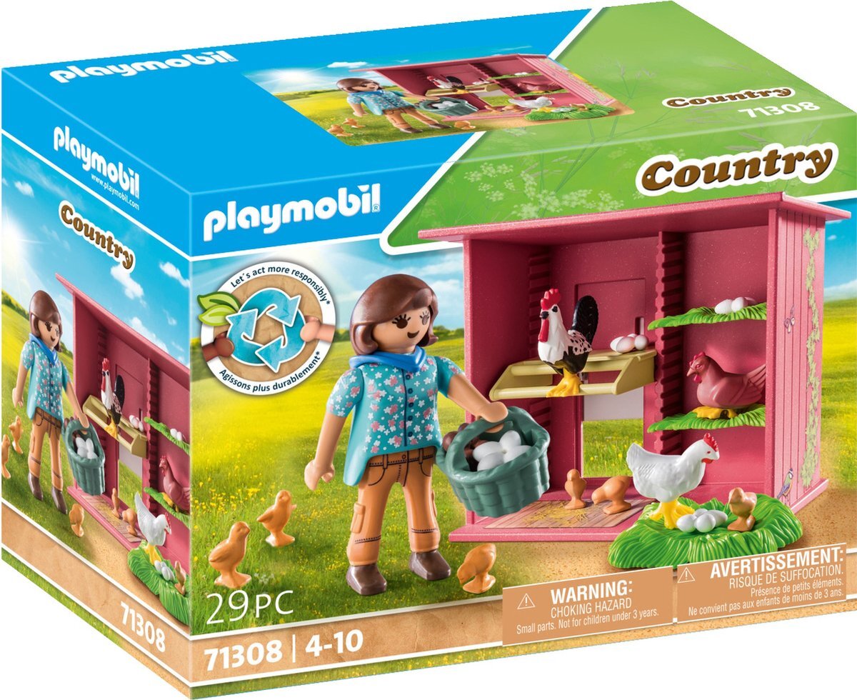 PLAYMOBIL 71308 Hühner Mit Küken PLAYMOBIL, 71308, Hühner, Mit, Küken, Spielzeug, Puppe, Person