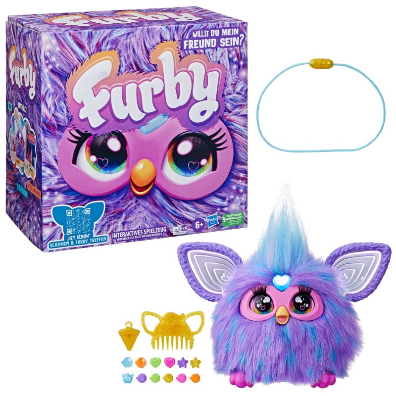 Furby, Purple, HASBRO, Purpur, Spielzeug