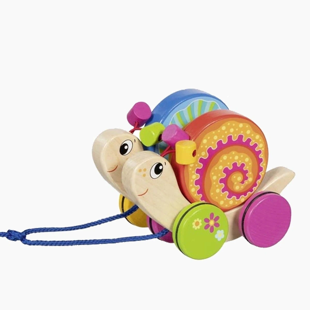 goki Ziehtier „Duo Schnecken Willi & Mill“ - Holz, Gummiräder, ab 1 Jahr goki Ziehtier „Duo Schnecken Willi & Mill“ - Holz, Gummiräder, ab 1 Jahr