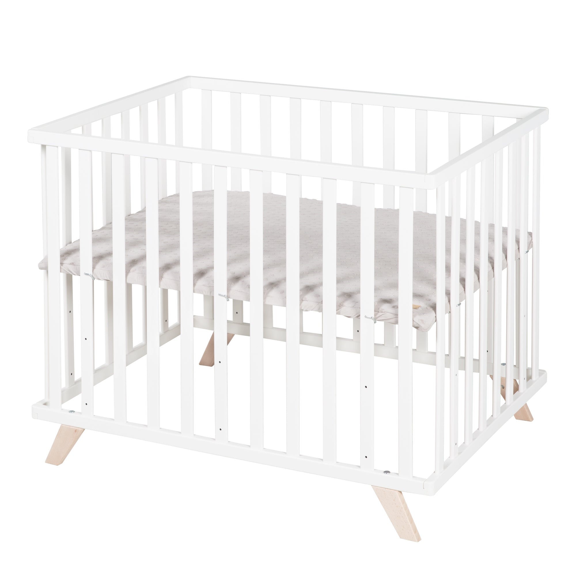 Roba 0242WEG227 Laufgitter 75x100 cm +Füße grau weiß - Bild 1 Roba 0242WEG227 Laufgitter 75x100 cm +Füße grau weiß - weiß - Laufgitter - Produktbild 1