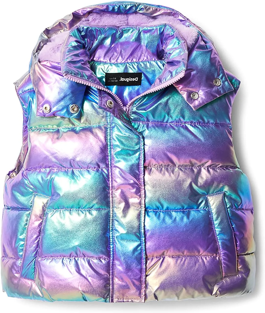 Desigual Mädchen „Padded Venus“ - Irisierend Rosa 22WGEW073025 Weste Desigual Mädchen „Padded Venus“ - Irisierend Rosa 22WGEW073025 Weste