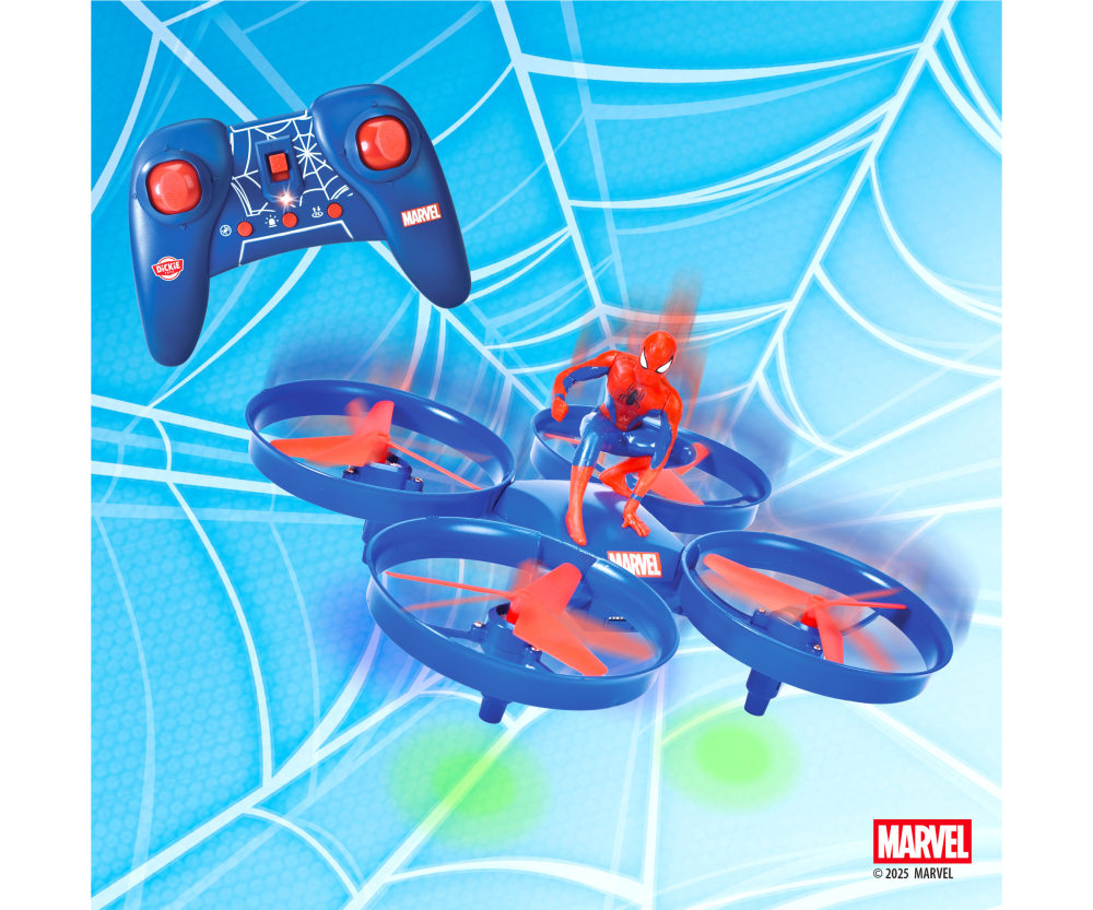 Dickie Toys RC Spider-Man Drone, RTR Dickie Toys RC Spider-Man Drone, RTR