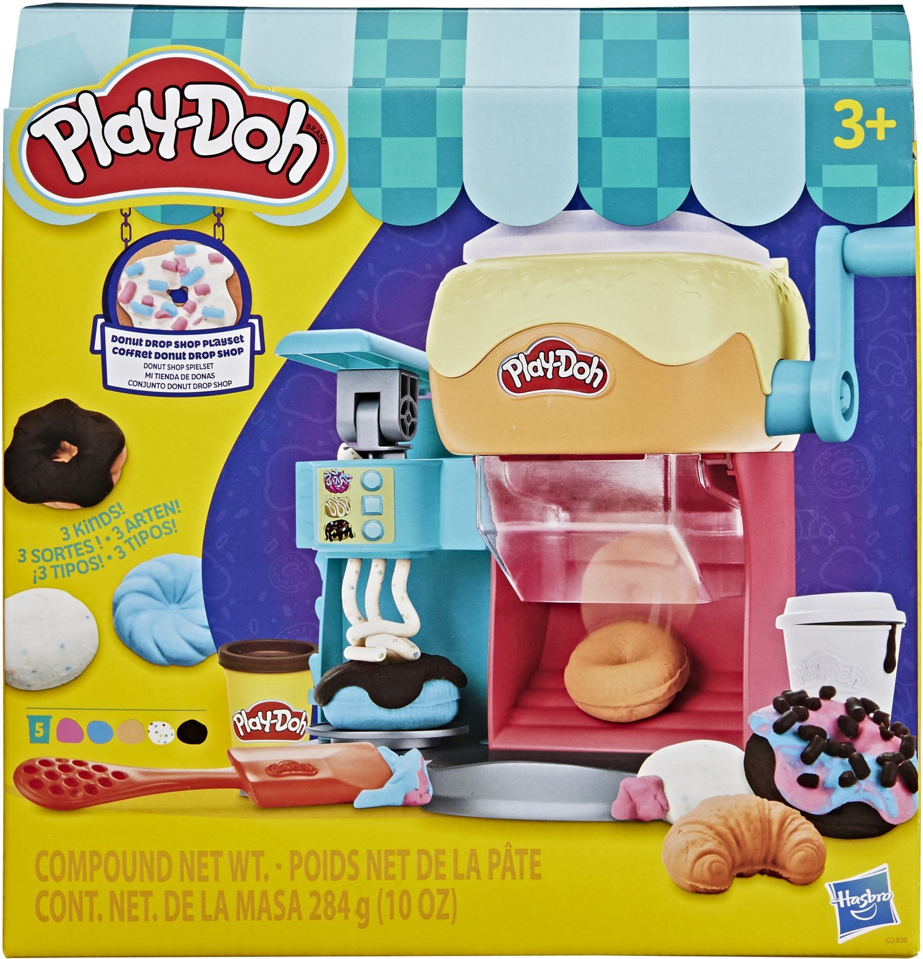 Produktfoto - Hasbro - Play-Doh Donut Bakery Playset - Modell HASBRO G23085L0 Produktbild fuer Online-Shop