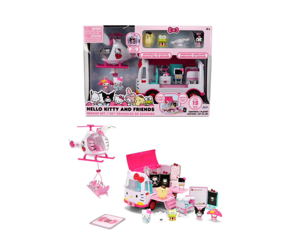 Jada Hello Kitty Rescue Playset 8,5" Jada Hello Kitty Rescue Playset 8,5"