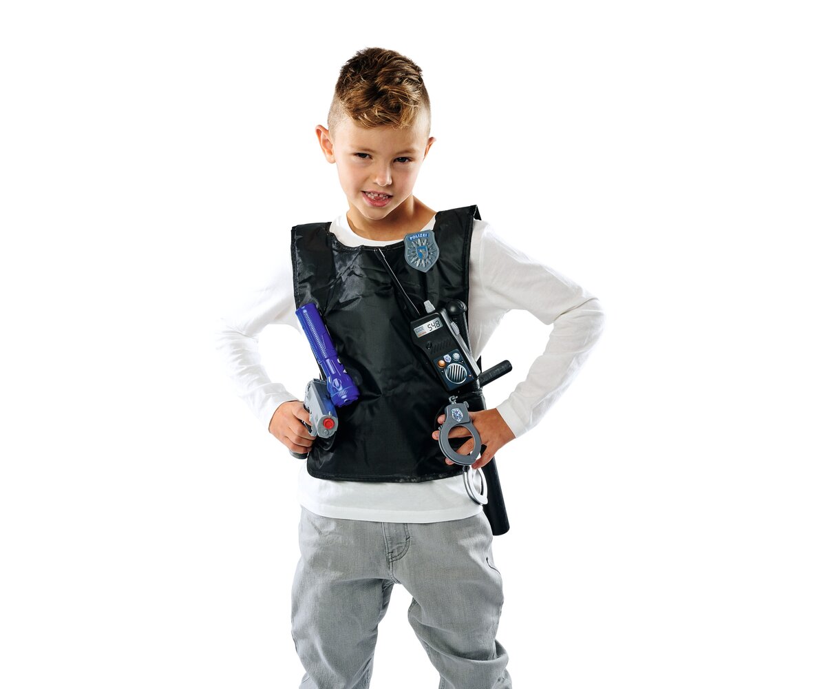 Simba Polizei Einsatz-Set 108102665 Bekleidung, Weste, Rettungsweste, Kostüm, Person