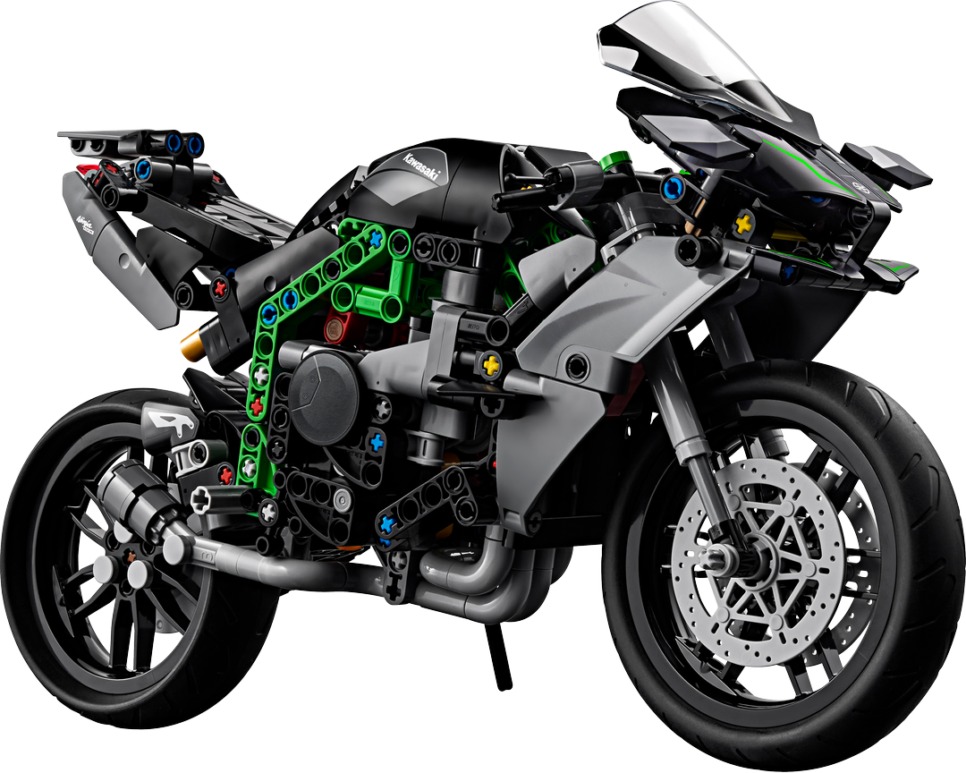LEGO® Technic Kawasaki Ninja H2R Motorrad 42170 Maschine, Rad, Motorrad, Sprach, Motor