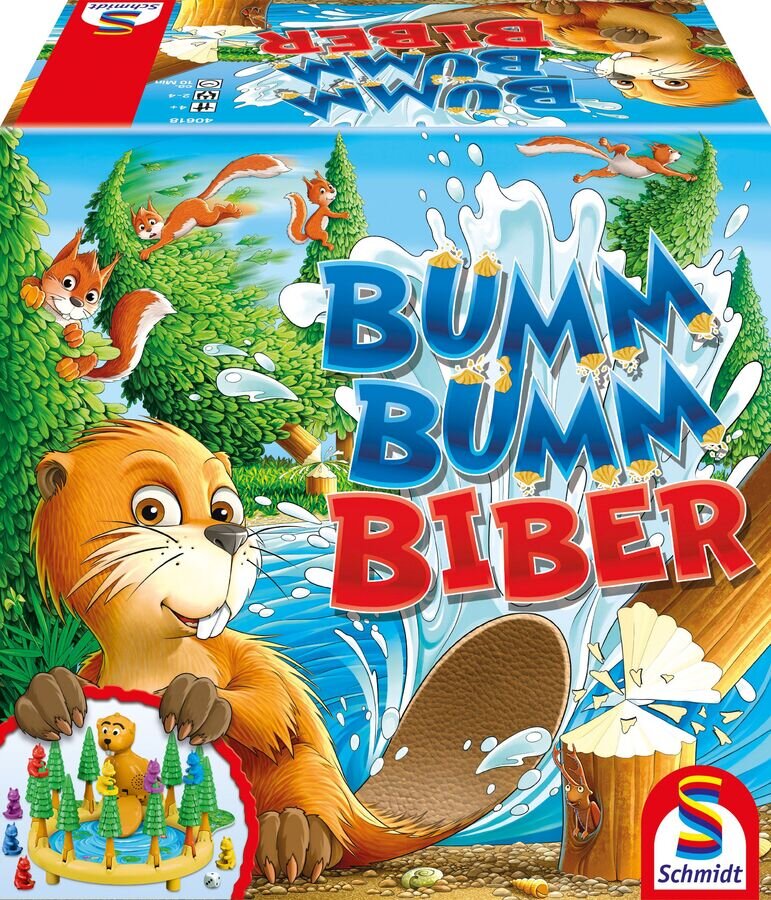 Schmidt, Spiele, 40618, Bumm, Bumm, Biber