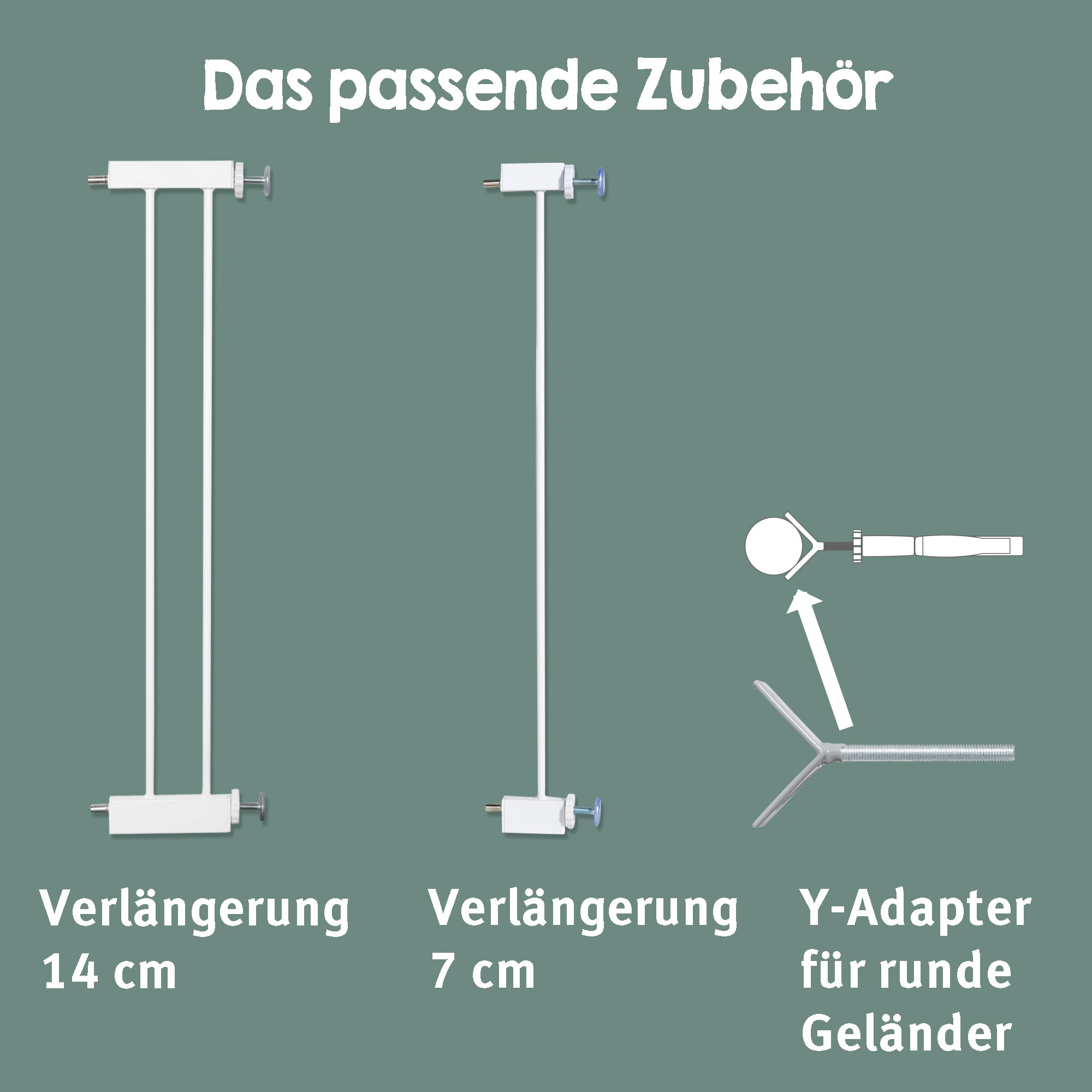 Roba 215047WE Türschutzgitter Metall weiß - Bild 5 Roba 215047WE Türschutzgitter Metall weiß - Produktbild 5