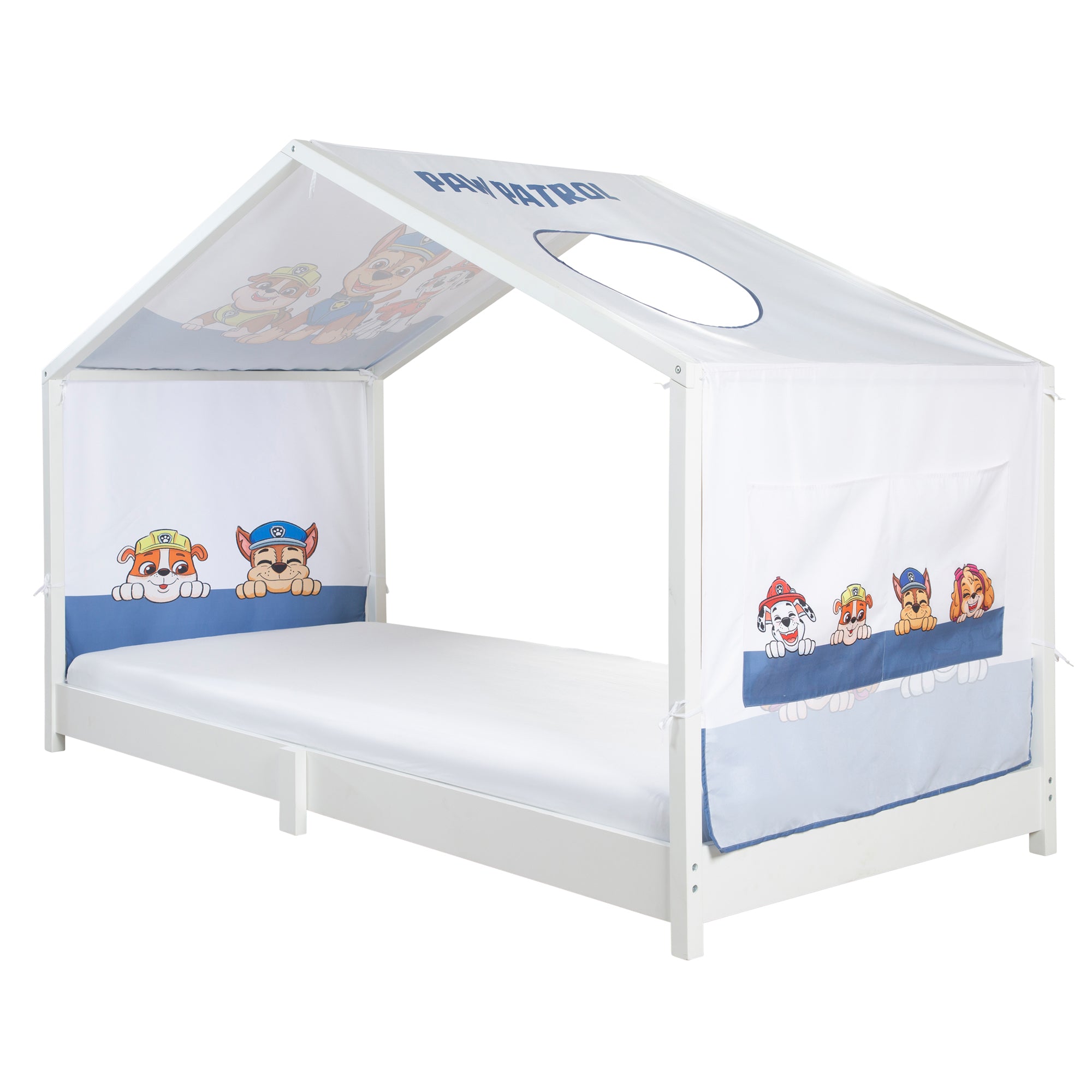 Roba 0286PW1 Hausbettbezug 90x200 cm Paw Patrol weiß – Bettenzubehör - Bild 1 Roba 0286PW1 Hausbettbezug 90x200 cm Paw Patrol weiß – Bettenzubehör - weiß - Bettenzubehör - Produktbild 1