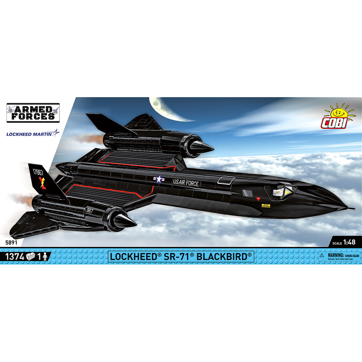 COBI 5891 - Lockheed SR-71 Blackbird - Bild 3 COBI 5891 - Lockheed SR-71 Blackbird - Bild 3