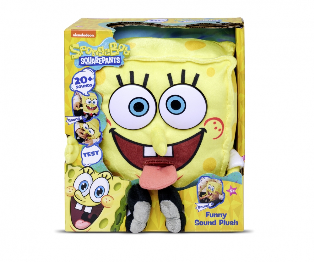 SpongeBob Schwammkopf - Plüschfigur Spongebob mit Funktion - ca. 30 cm