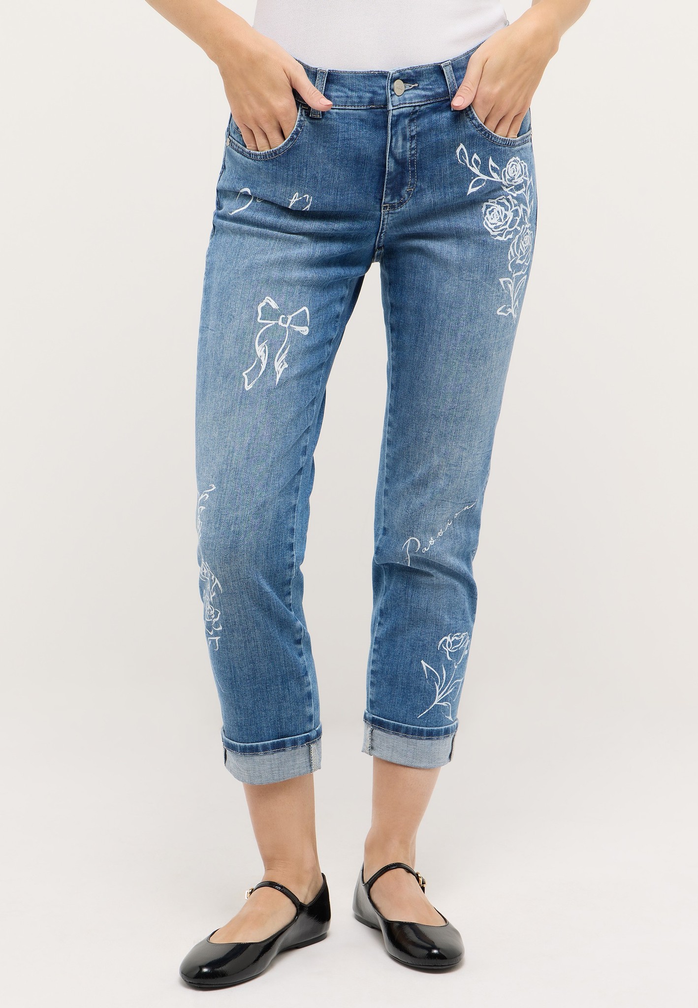 ANGELS 350810428 Damen Jeans Darleen Bea 7/8 Straight - Hellblau ANGELS 350810428 Damen Jeans Darleen Bea 7/8 Straight - Hellblau