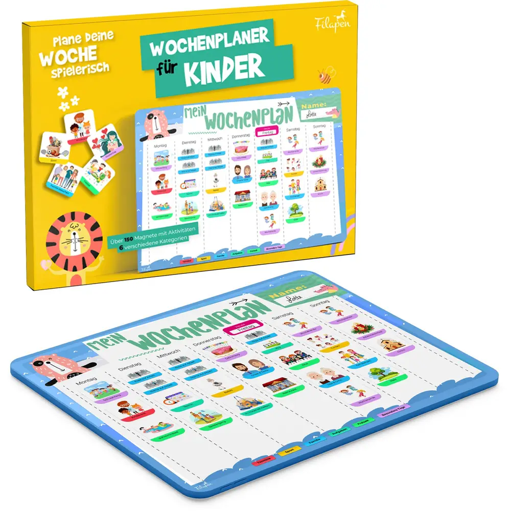 Filapen Wochenplaner Magnettafel Filapen Wochenplaner Magnettafel