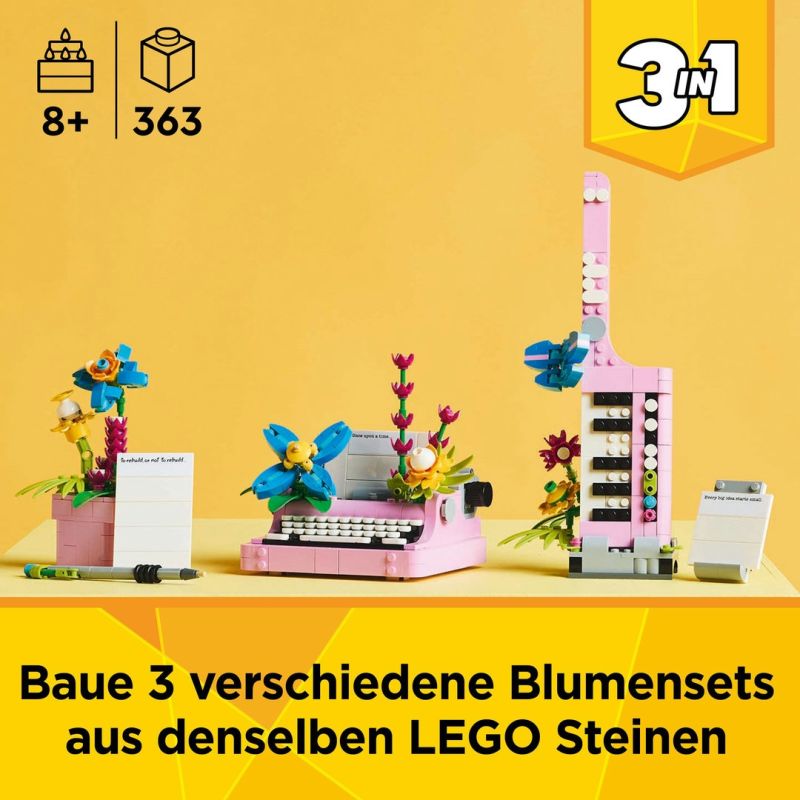 LEGO® Creator 31169 Schreibmaschine mit Blumen