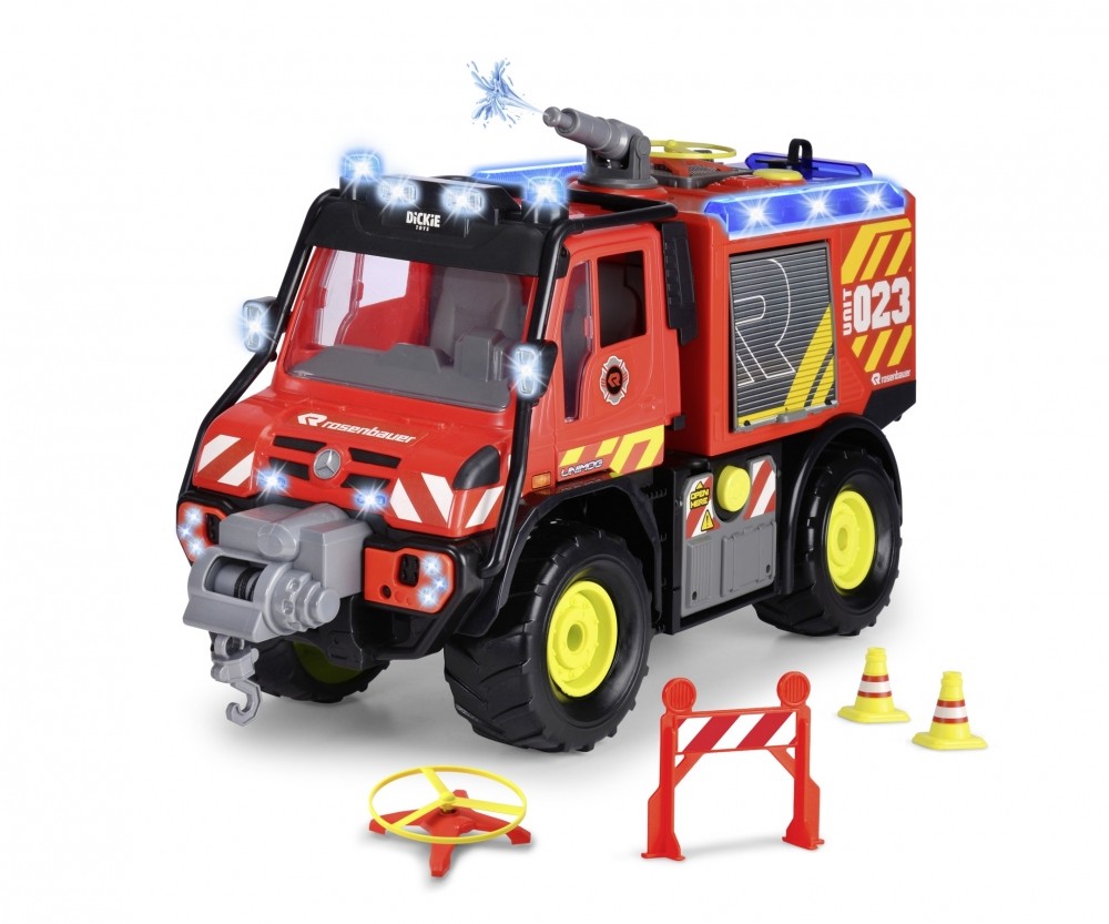 Dickie Toys Unimog U530 Fire Rescue 203719033 Maschine, Rad, Spielzeug, Transport, Fahrzeug