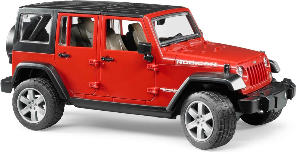 Bruder, 02525, Jeep, Wrangler, Unlimited, Rubicon, Unlimited, Auto, Jeep, Fahrzeug, Maschine, Rad
